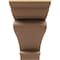 Ekena Millwork 6"W x 36"D x 12"H Thin Mayflower Rough Cedar Woodgrain TimberThane Corbel, Primed Tan CORUR06X36X12MAYRCPR - alternate 4